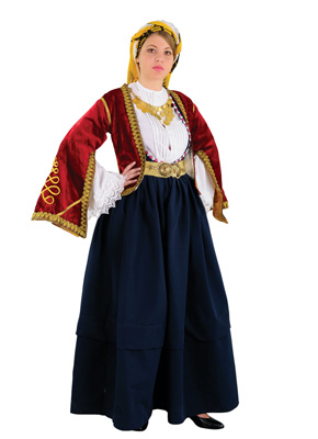 Minor Asia Female Traditional Dance Costume